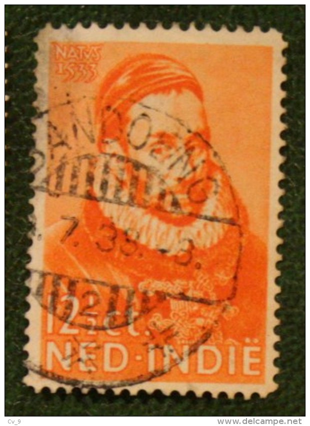 Prins Willem I NVPH 180 1933 Gestempeld / Used NEDERLAND INDIE / DUTCH INDIES - Nederlands-Indië