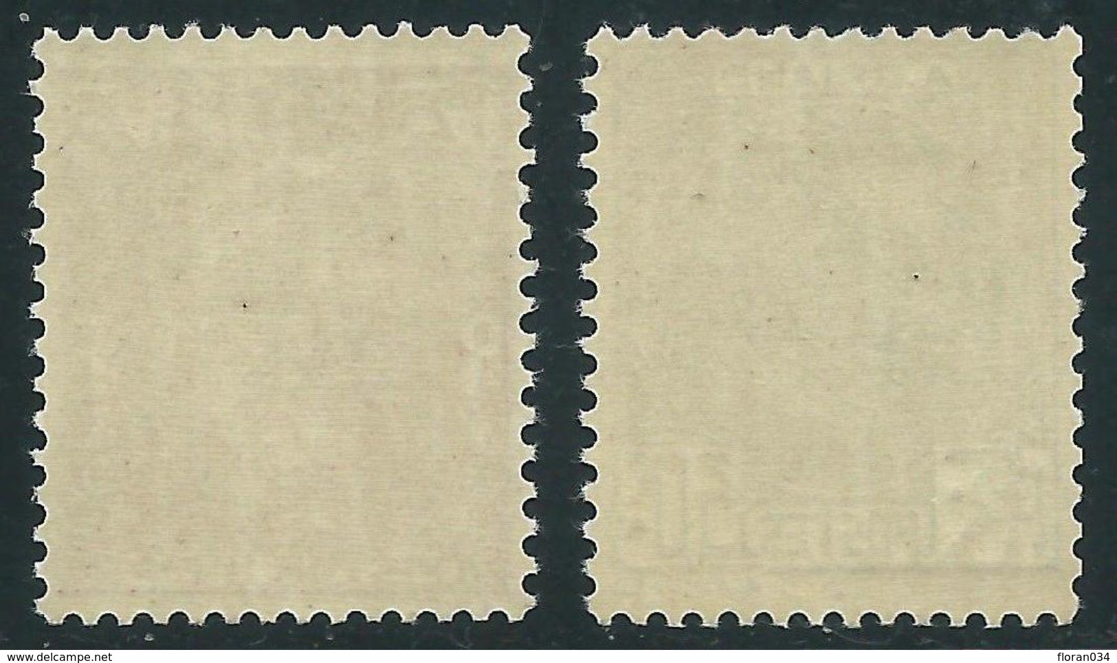 France N° 291 + 293  Neufs * (MNH) Cote 55 Euros - TB Qualité - Unused Stamps