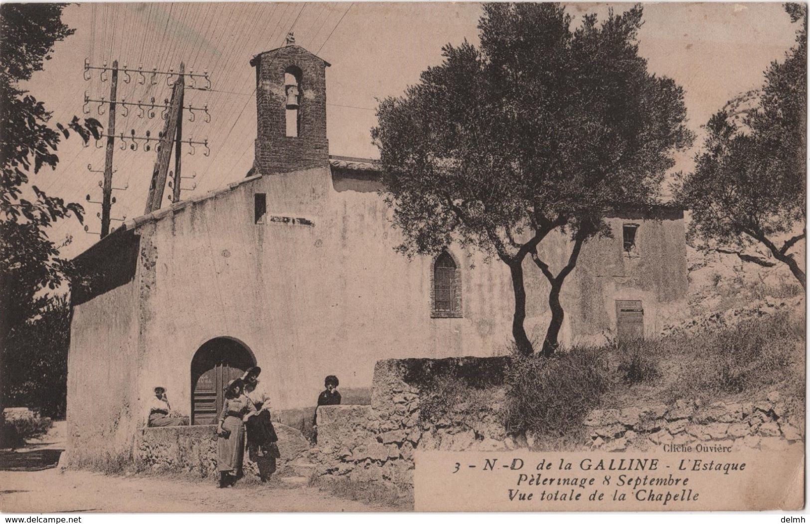 CPA 13 MARSEILLE L'Estaque Chapelle De Notre Dame De La Galline - L'Estaque