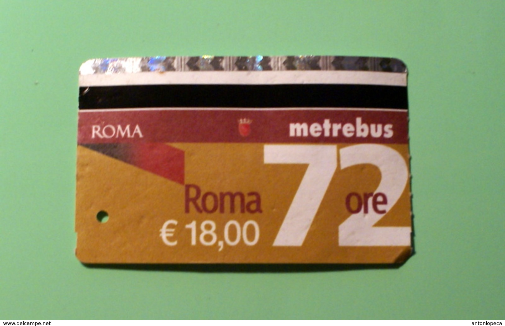 ITALIA 2018, ROMA METREBUS 72 HOURS, USED - Europe