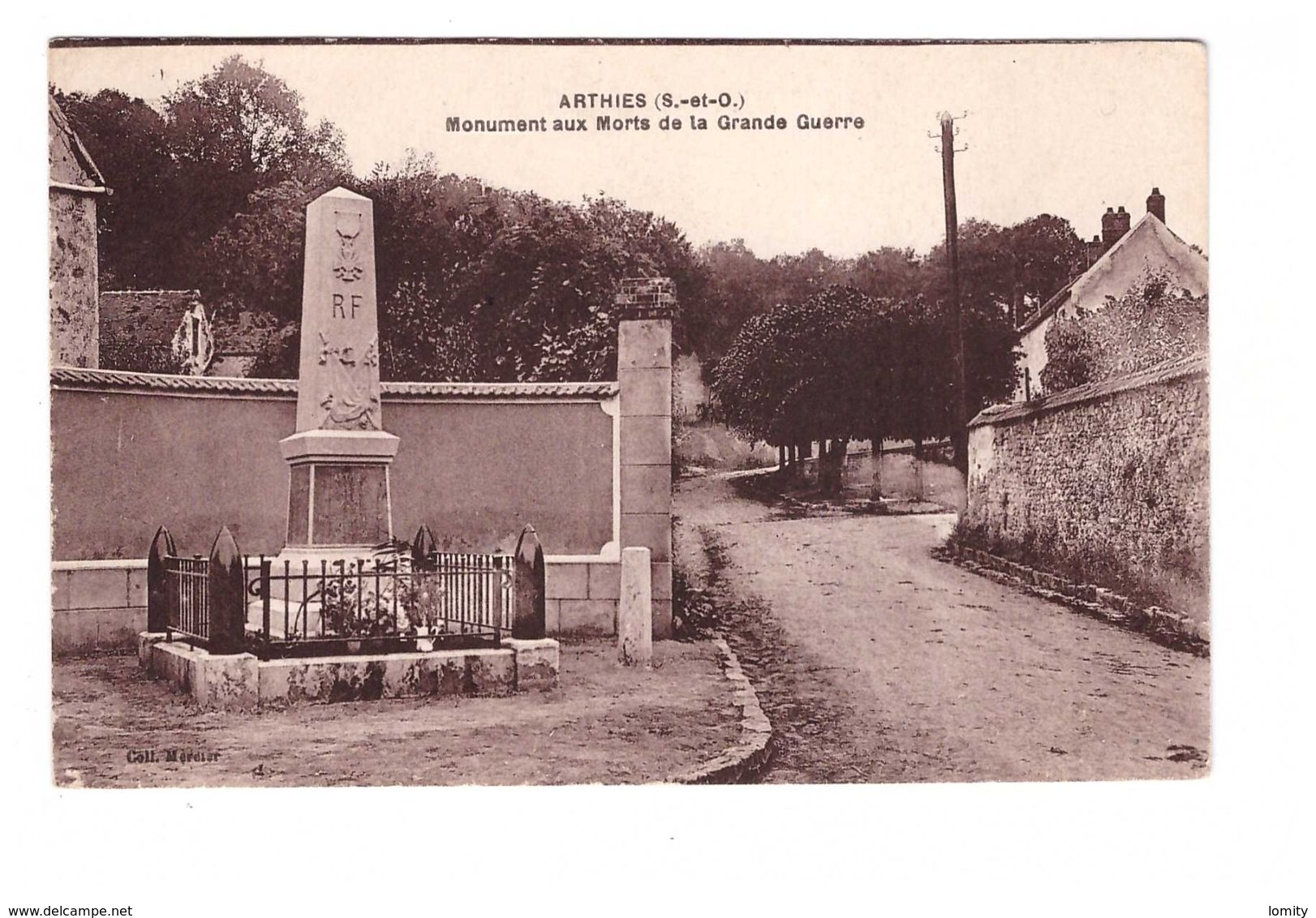 95 Arthies Monument Aux Morts De La Grande Guerre - Arthies