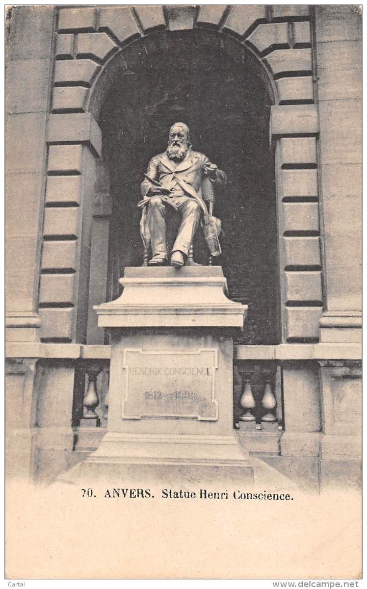 ANVERS - Statue Henri Conscience - Antwerpen