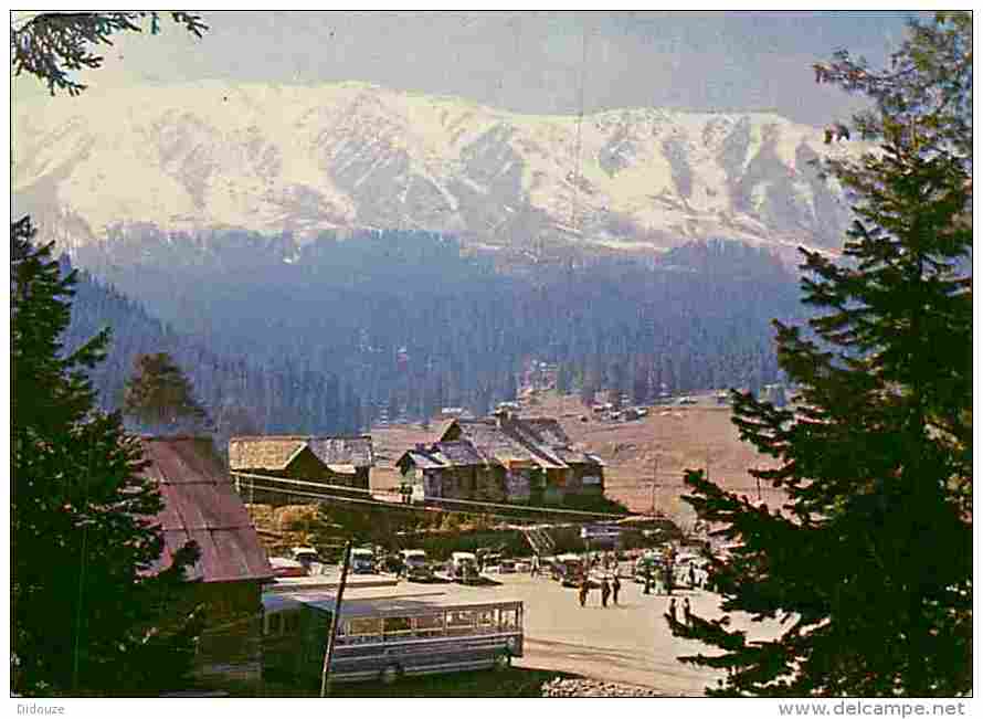 Inde - Kashmir - Gul Marg - Automobiles - Bus - Neige - Carte Neuve - Voir Scans Recto-Verso - India