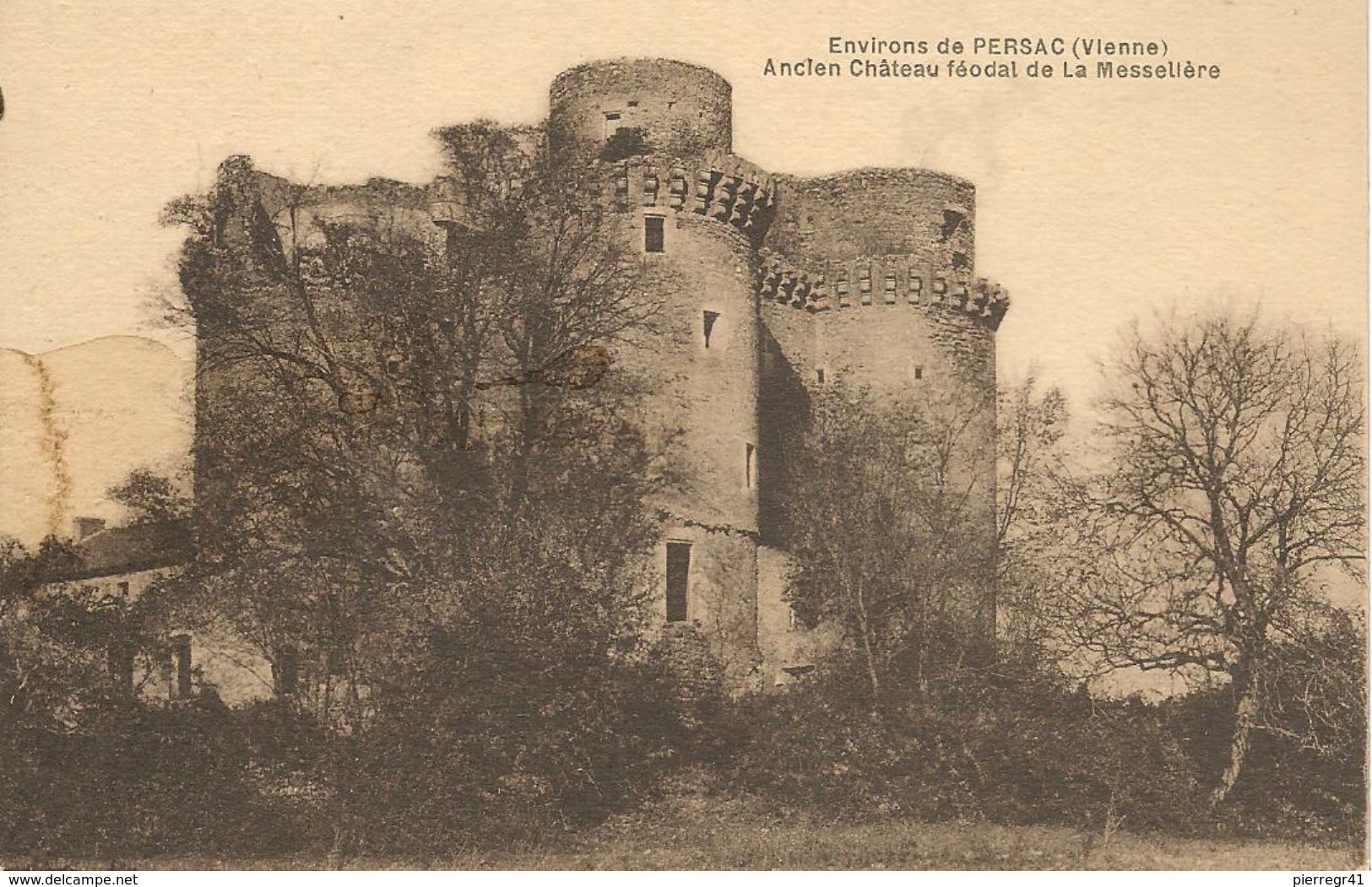 CPA-1948-86-Env PERSAC-ANCIEN CHATEAU FEODAL De La MESSELIERE--TBE - Autres & Non Classés