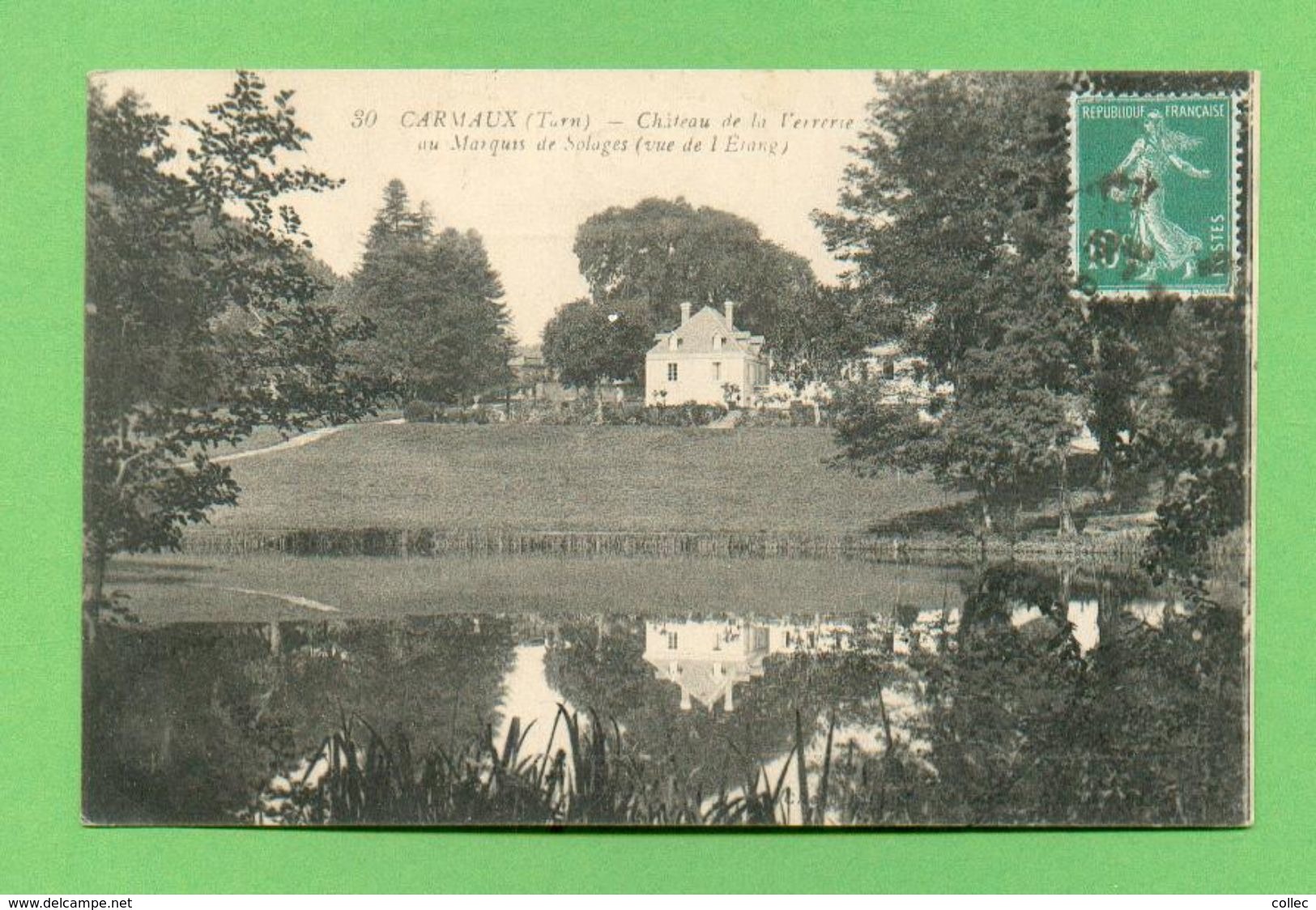 CPA FRANCE 81  ~  CARMAUX  ~  30  Château De La Verrerie Aux Marquis De Solages  ( ND Ou LL )  2 Scans - Carmaux