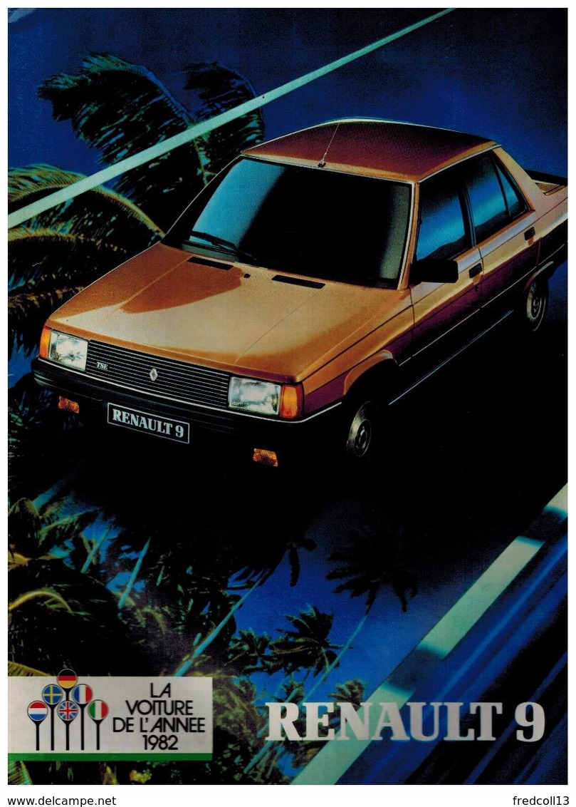 RENAULT 9 CATALOGUE 22 PAGES 1983 Format A4 FRANCE - Reclame