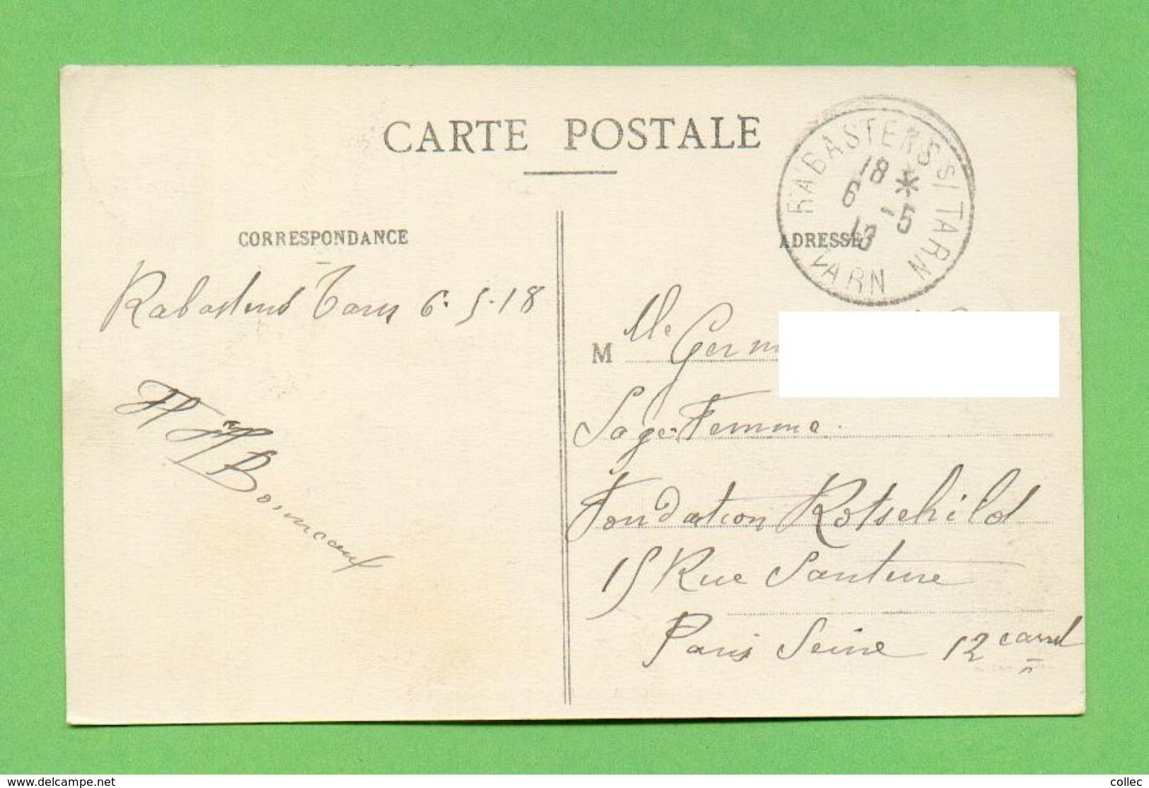 CPA FRANCE 81  ~  RABASTENS  ~  Le Pont Du Murel  ( Mauriès 1918 )  2 Scans - Rabastens