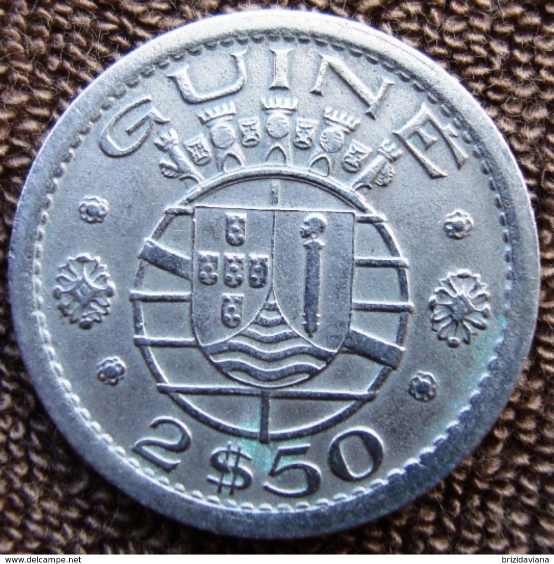 Guiné Bissau- 2,50 Escudos - 1952 - KM 9 - Guinea Bissau