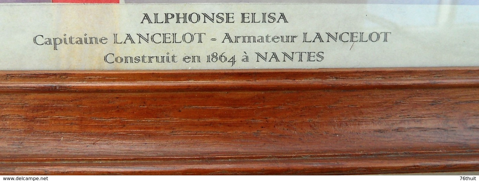 1890 - Bateau Alphonse Elisa - Bois De Campêche - Le Havre - Autres & Non Classés