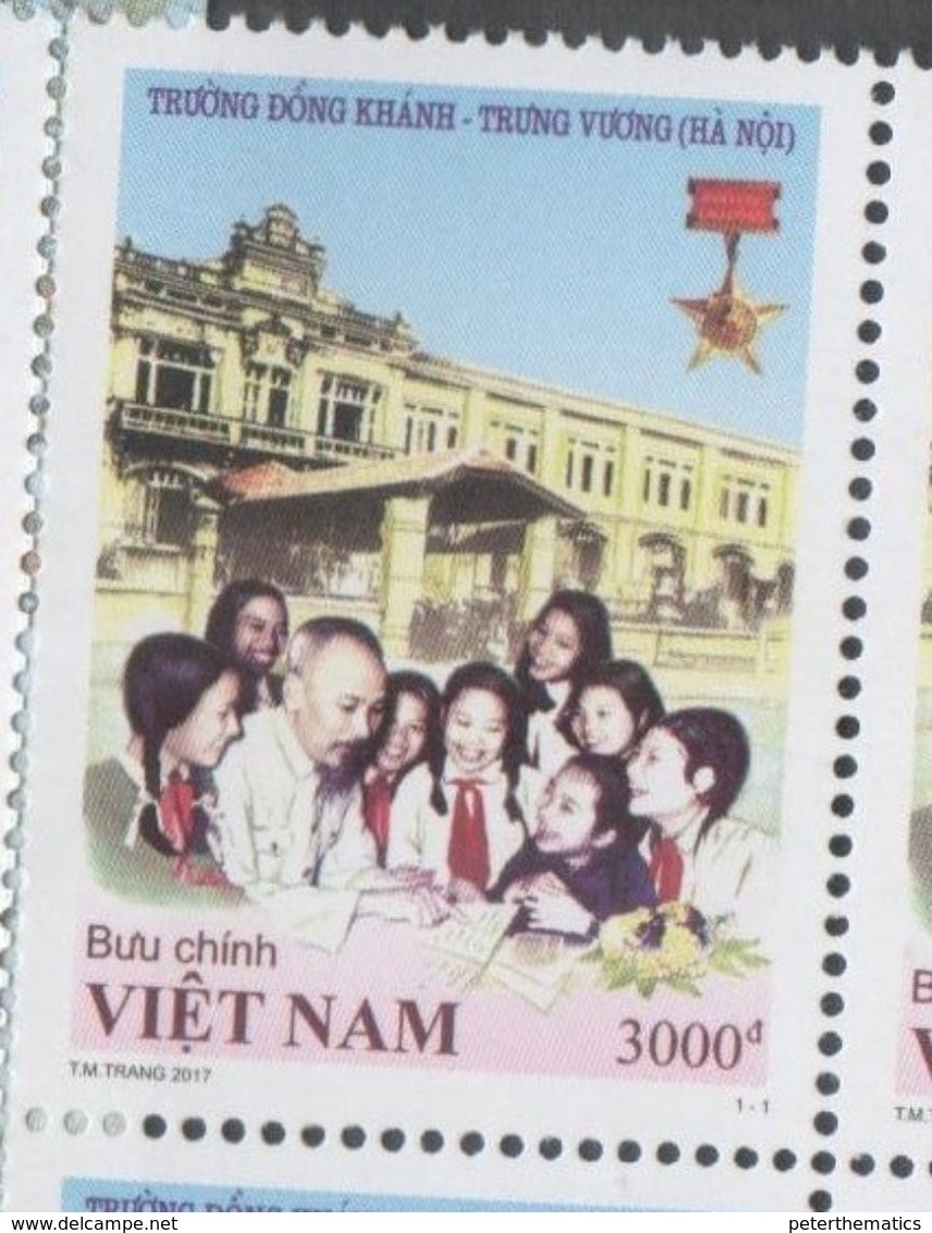 VIETNAM , 2017, MNH,EDUCATION, DONG KHANH TRUNG VUONG HA NOI SCHOOL,  1v - Unclassified