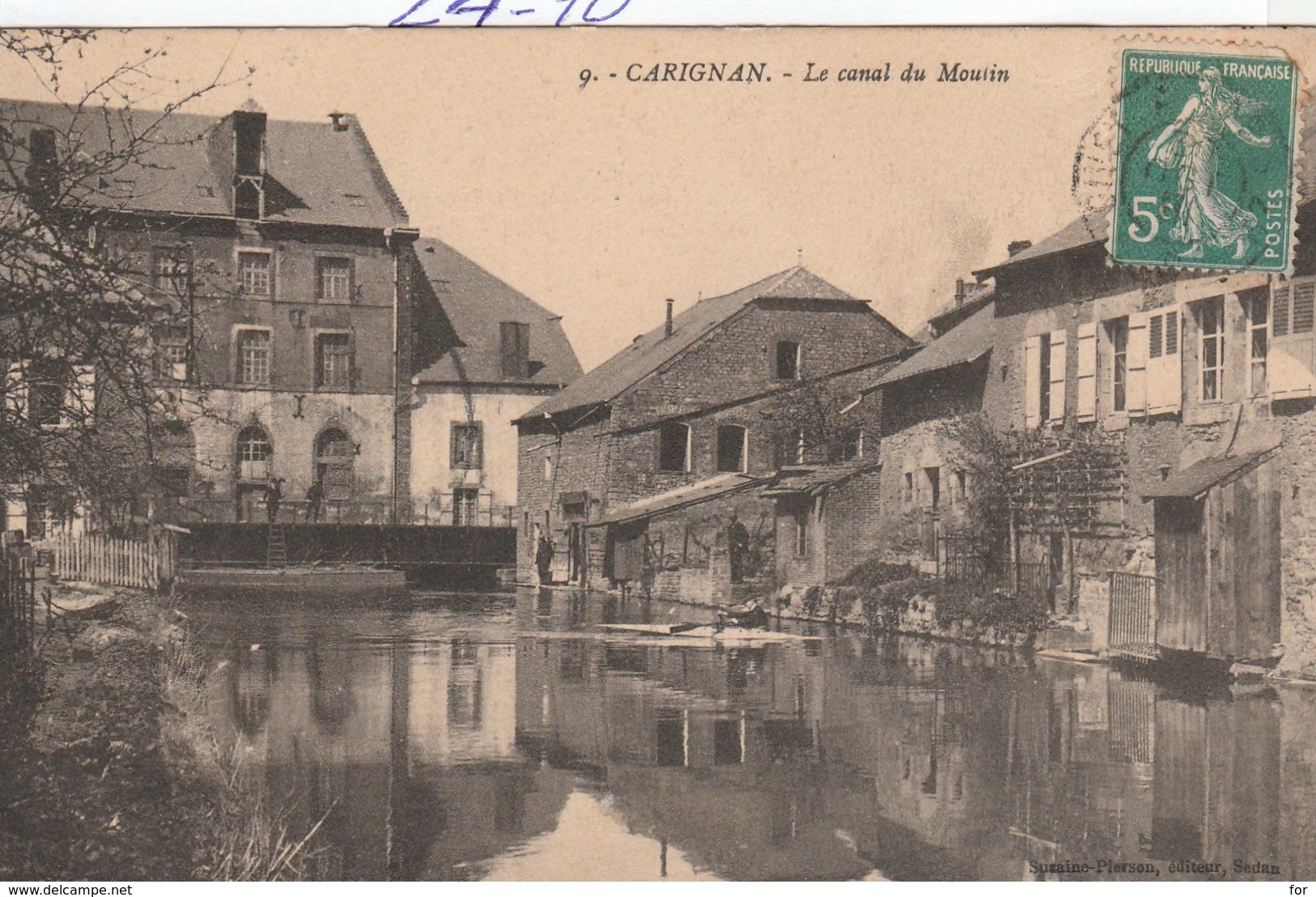 Gironde : CARIGNAN :le Canal Du Moulin - Autres & Non Classés