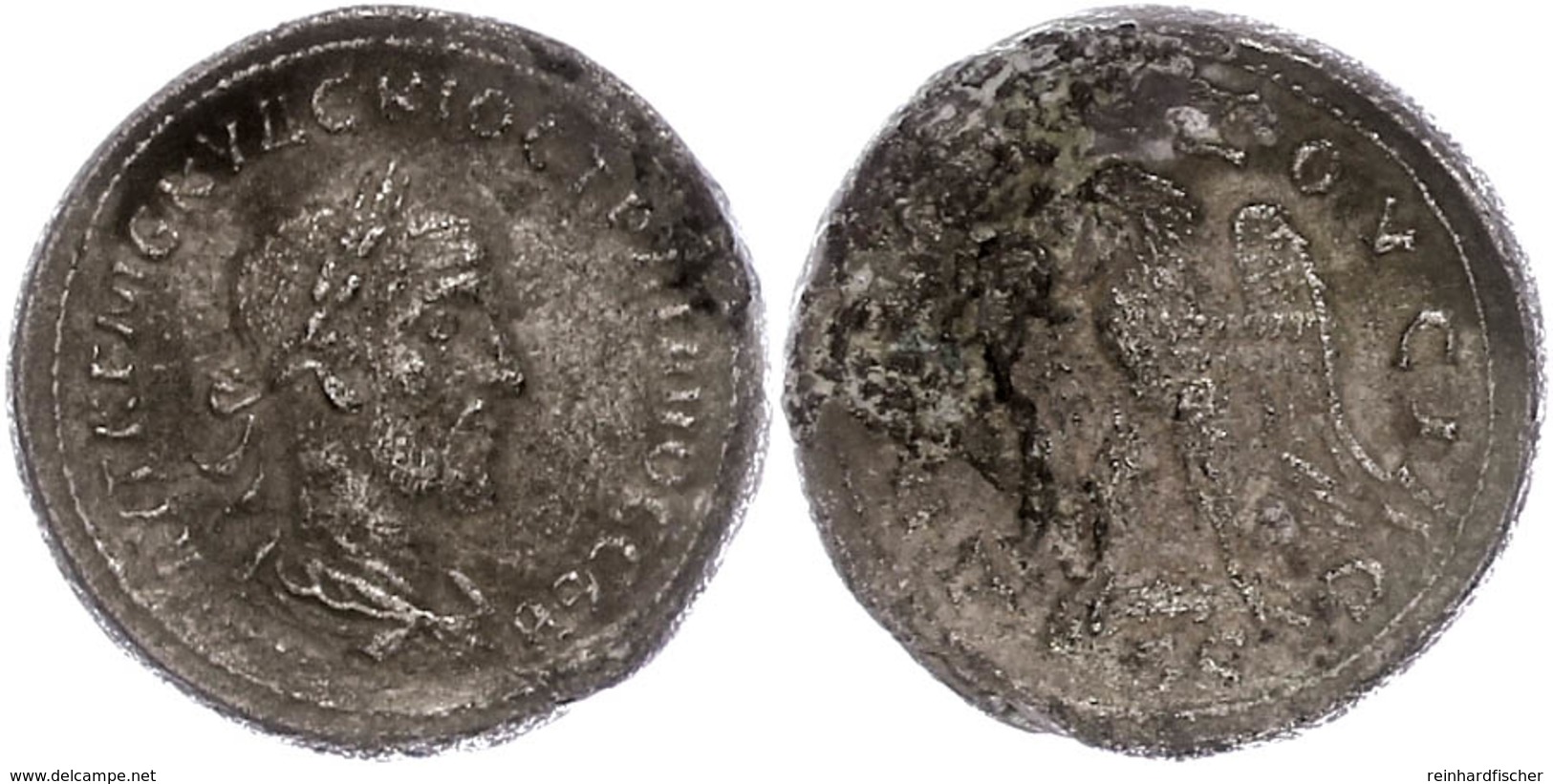 44 Syrien, Antiochia, Tetradrachme (13,07g), Trajanus Decius, 249-250. Av: Büste Nach Rechts, Darum Umschrift. Rev: Steh - Röm. Provinz