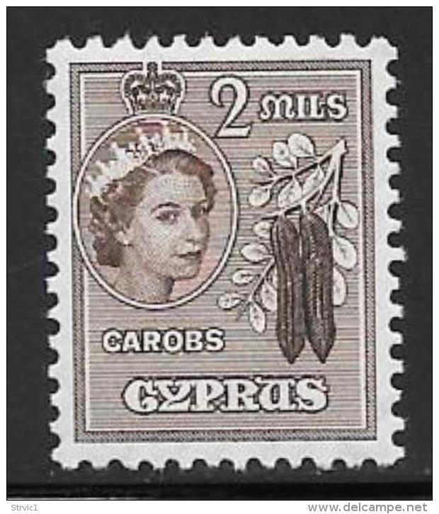 Cyprus, Scott # 168 MNH Carobs, 1955 - Chypre (...-1960)