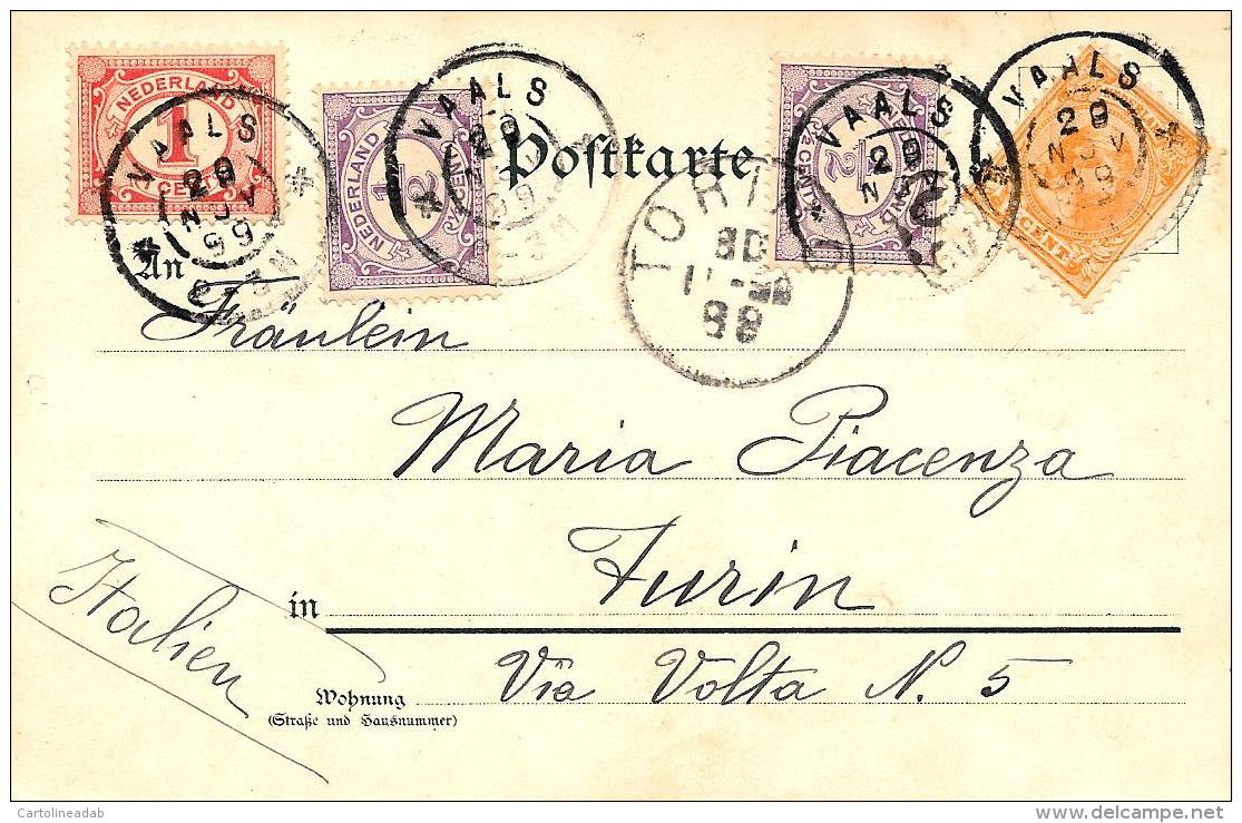 [DC11601] CPA - ART NOUVEAU - ILLUSTRATORE RAPHAEL KIRCHNER NON FIRMATA SERIE 620 - Viaggiata 1899 - Old Postcard - Non Classificati