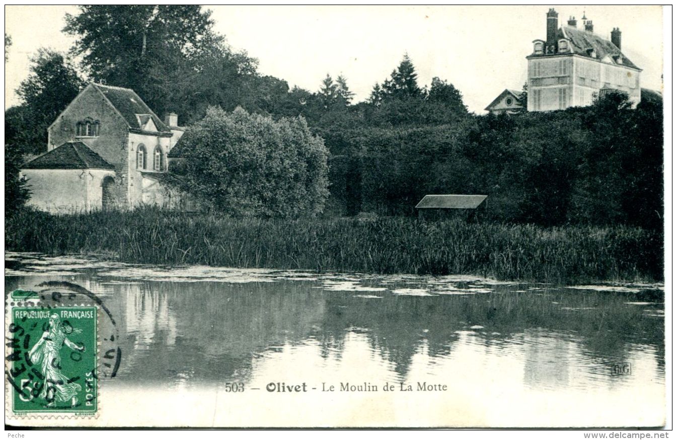 N°3749 A -cpa Olivet -le Moulin De La Motte- - Water Mills