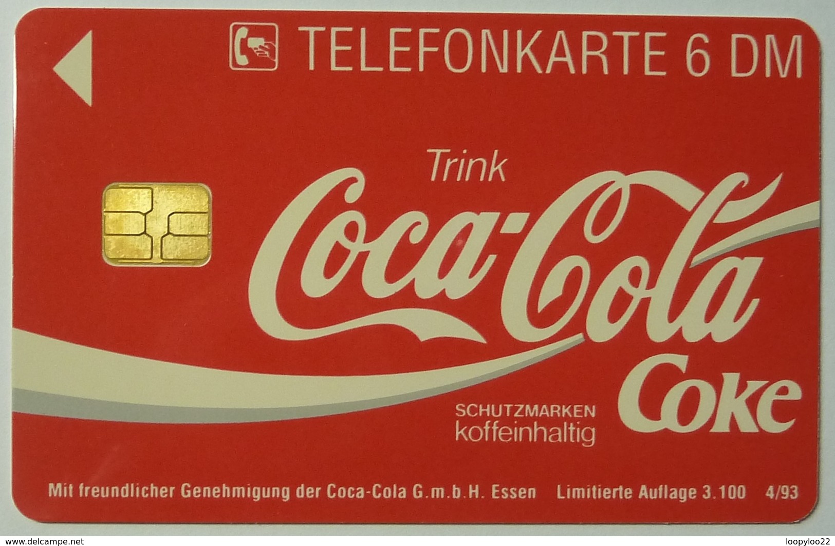 GERMANY -  K 297 04.93 3100DPR - Coca Cola Light - 6DM - Mint - K-Series : Customers Sets