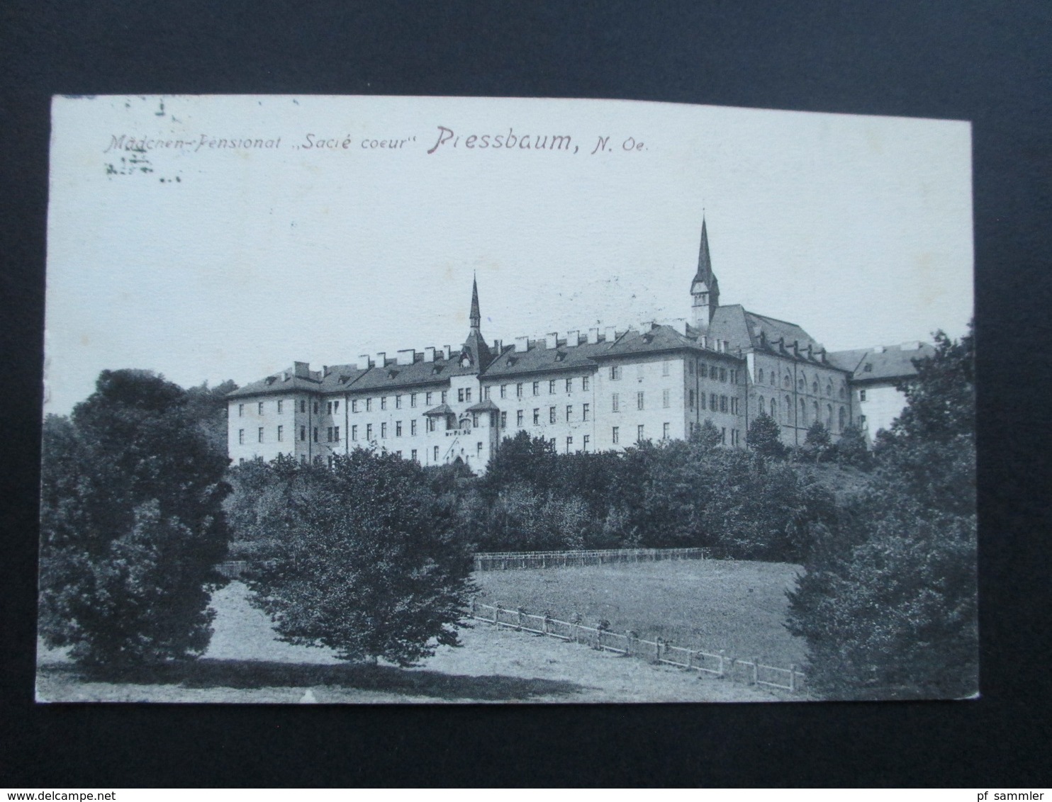 Österreich 1912 AK Mädchen Pensionat "Sacre Coeur" Pressbaum N-Österreich Nach Schloss Faal Steiermark - Schools