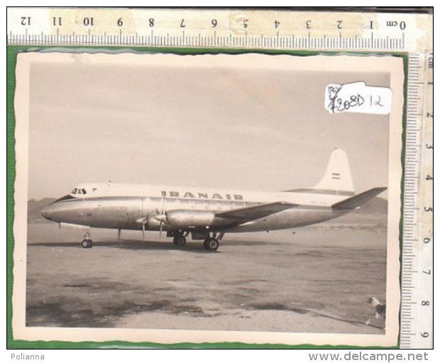 PO7208D# FOTOGRAFIA AVIAZIONE - AEREO IRAN AIR  Anni '60 - Aviazione