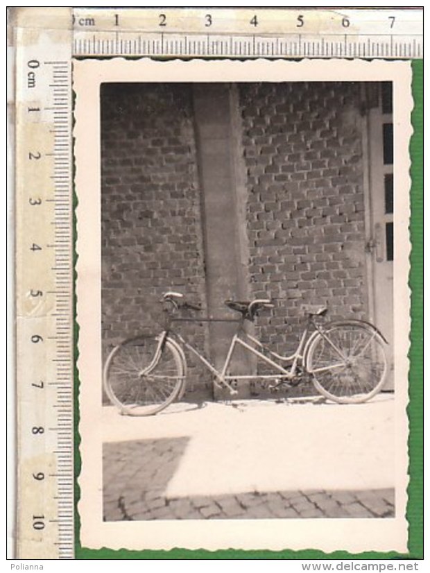 PO7212D# FOTOGRAFIA CICLISMO - BICICLETTE TANDEM Anni '30 - Ciclismo