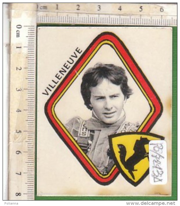 PO7243D# ADESIVO STICKER AUTOMOBILISMO F1 VILLENEUVE - PILOTI - Automobilismo - F1