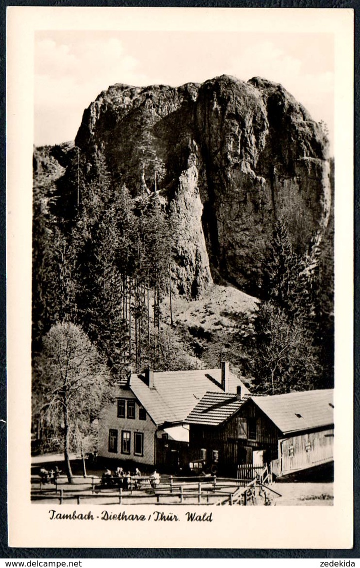 9930 - Tambach Dietharz - Der Falkenstein - Gaststätte ?? - Foto Bader TOP - Tambach-Dietharz