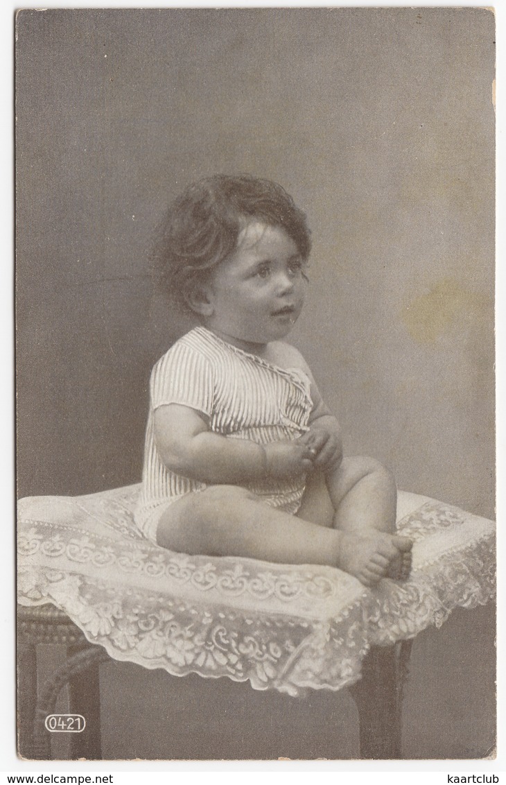 Little Girl On Table- 1921,  Danmark - Portretten