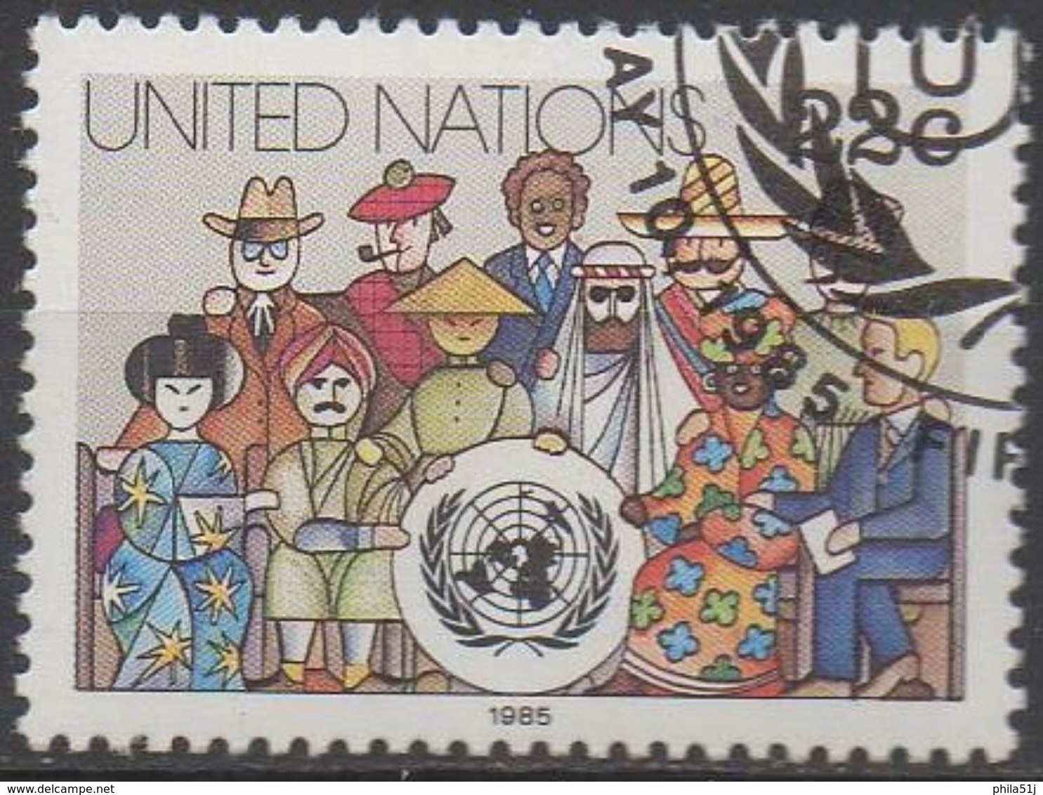 NATIONS-UNIES  ( New-York)  N°436___OBL VOIR SCAN - Gebruikt