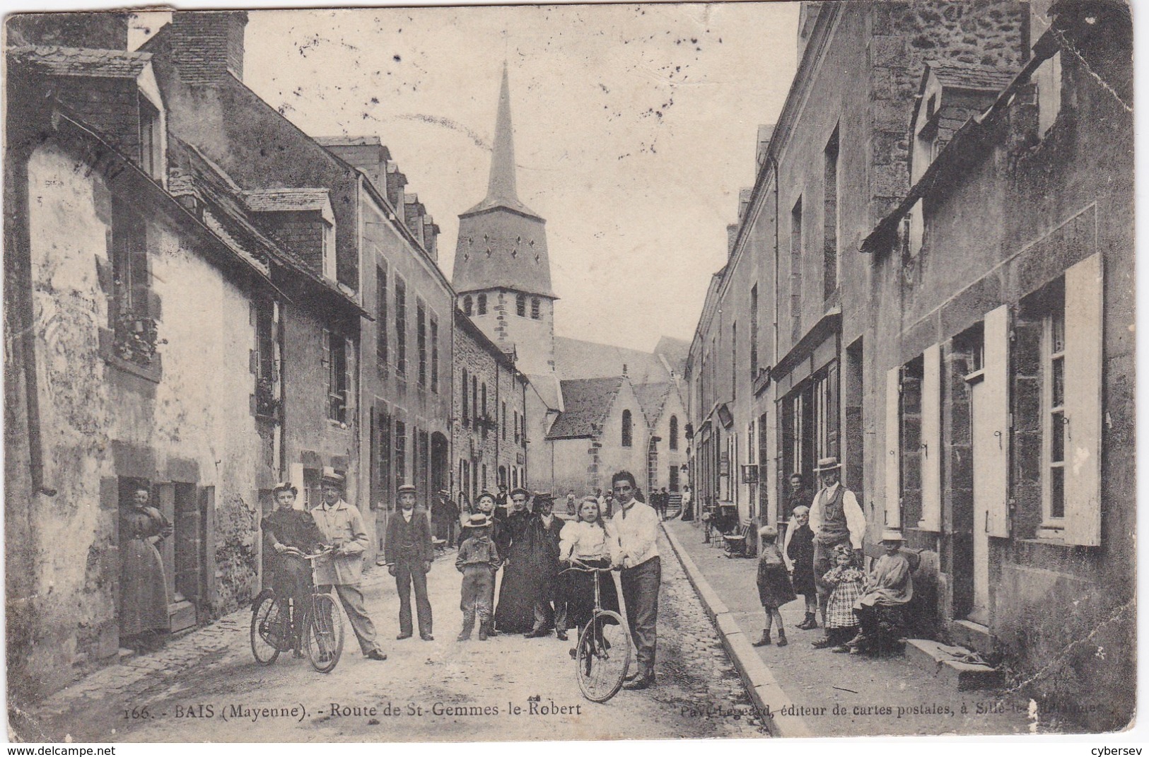 BAIS - Route De St-Gemmes-le-Robert - Belle Animation - RARE - Bais