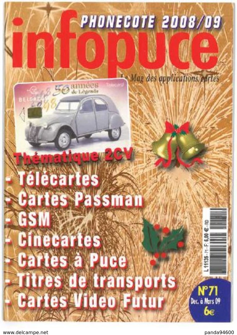 Revue Infopuce Decembre 2008 N° 71 - Boeken & CD's