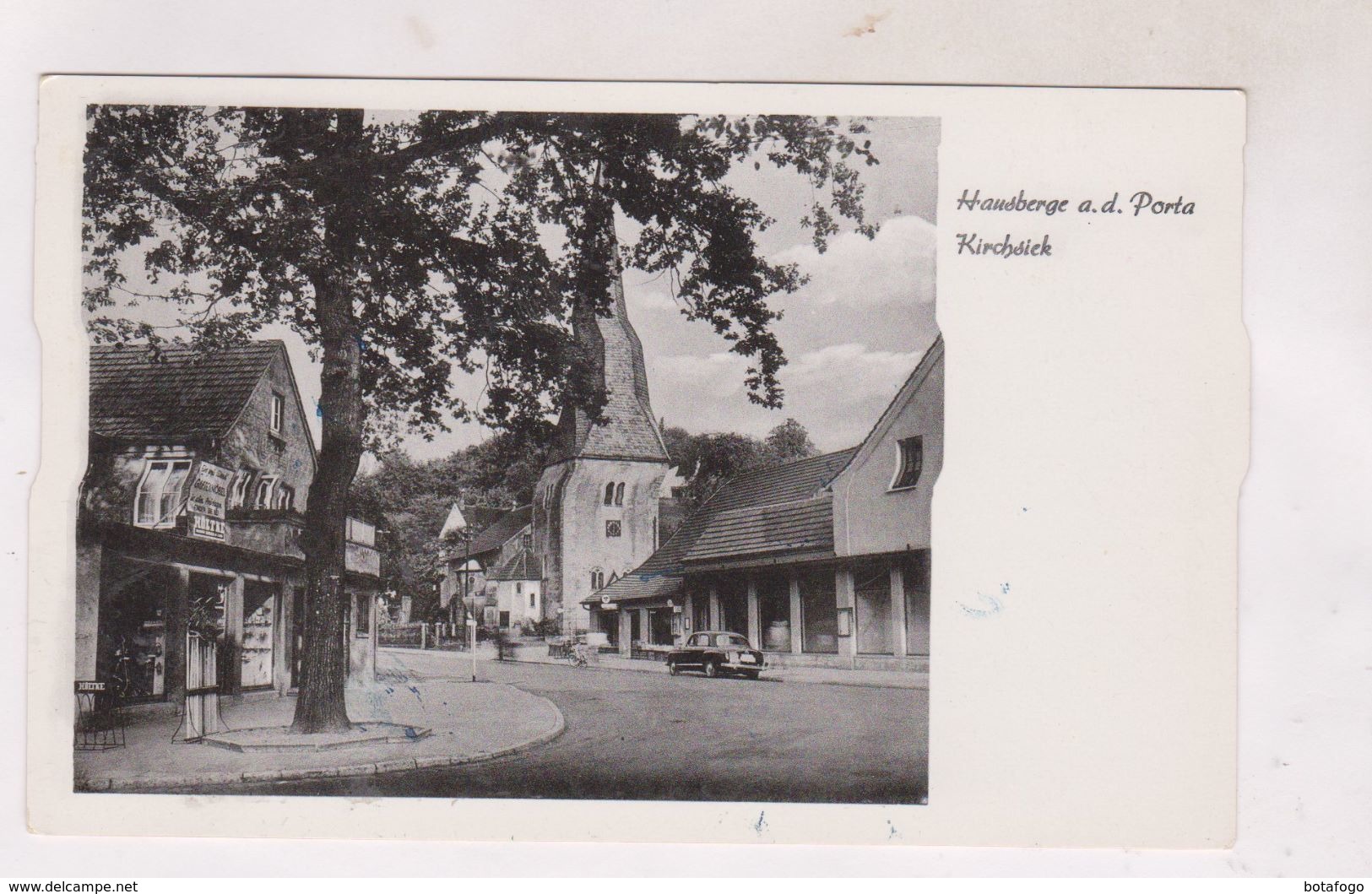 CPA HAUSBERGE A.d.PORTA, KIRSCHSIK (voir Timbre) - Porta Westfalica