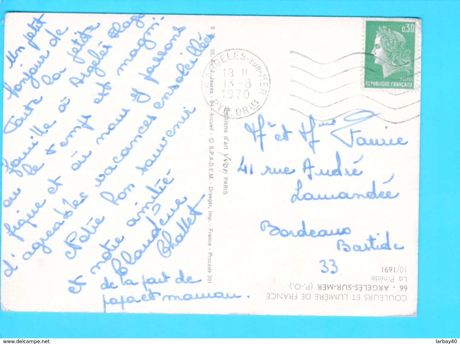 Cp Cartes Postales  - Argeles Sur Mer La Pinede - Argeles Sur Mer