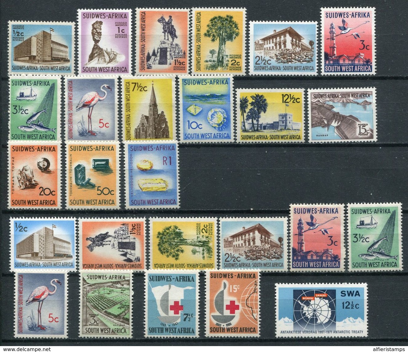 1961/...-SOUTH WEST AFRICA-SMALL COLLECTION - 26 VAL. -M.N.H.-LUXE !! - Unused Stamps