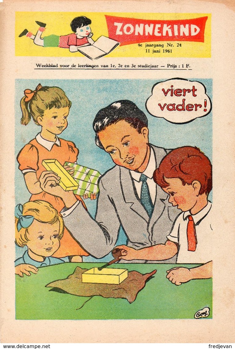 Zonnekind - Weekblad - 4é Jaargag Nr. 24 - 11 Juni 1961 - Jeugd