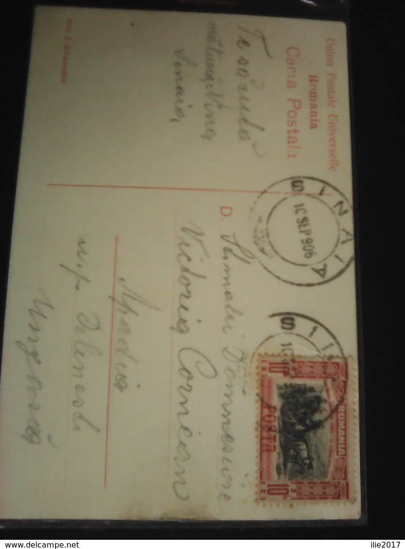 Used Postcard From Romania ,Sinaia, Castel Peleș 1906 - Romania
