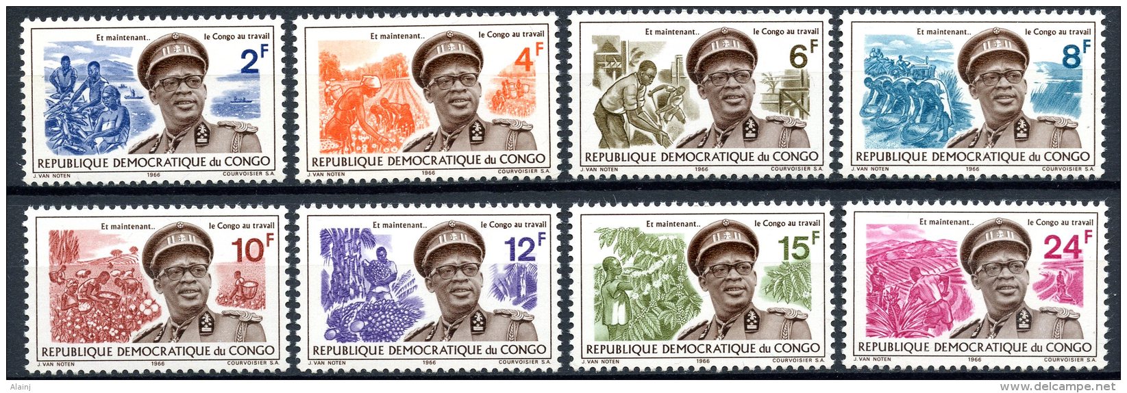 République Démocratique Du Congo   617 - 624   XX    --- - Mint/hinged