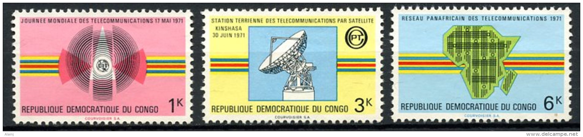 République Démocratique Du Congo   782 - 784   XX    --- - Neufs
