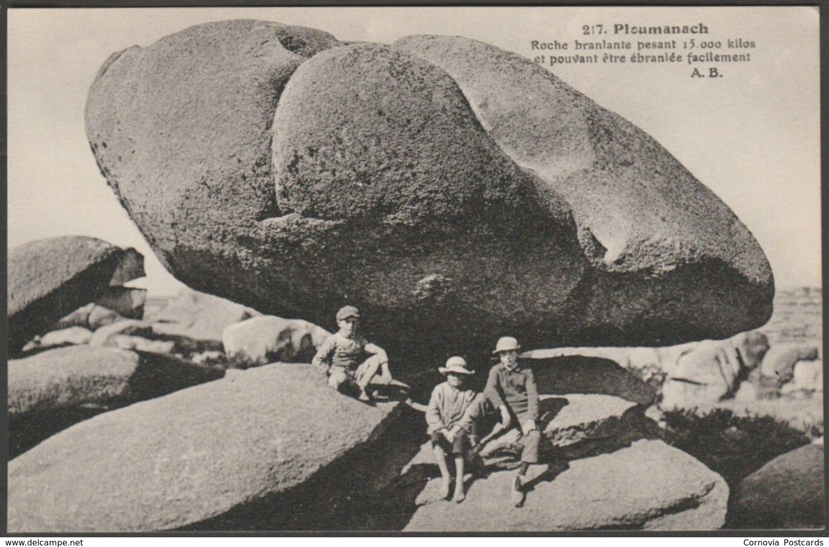 Roche Branlante, Ploumanach, C.1910 - Bruel CPA - Ploumanac'h
