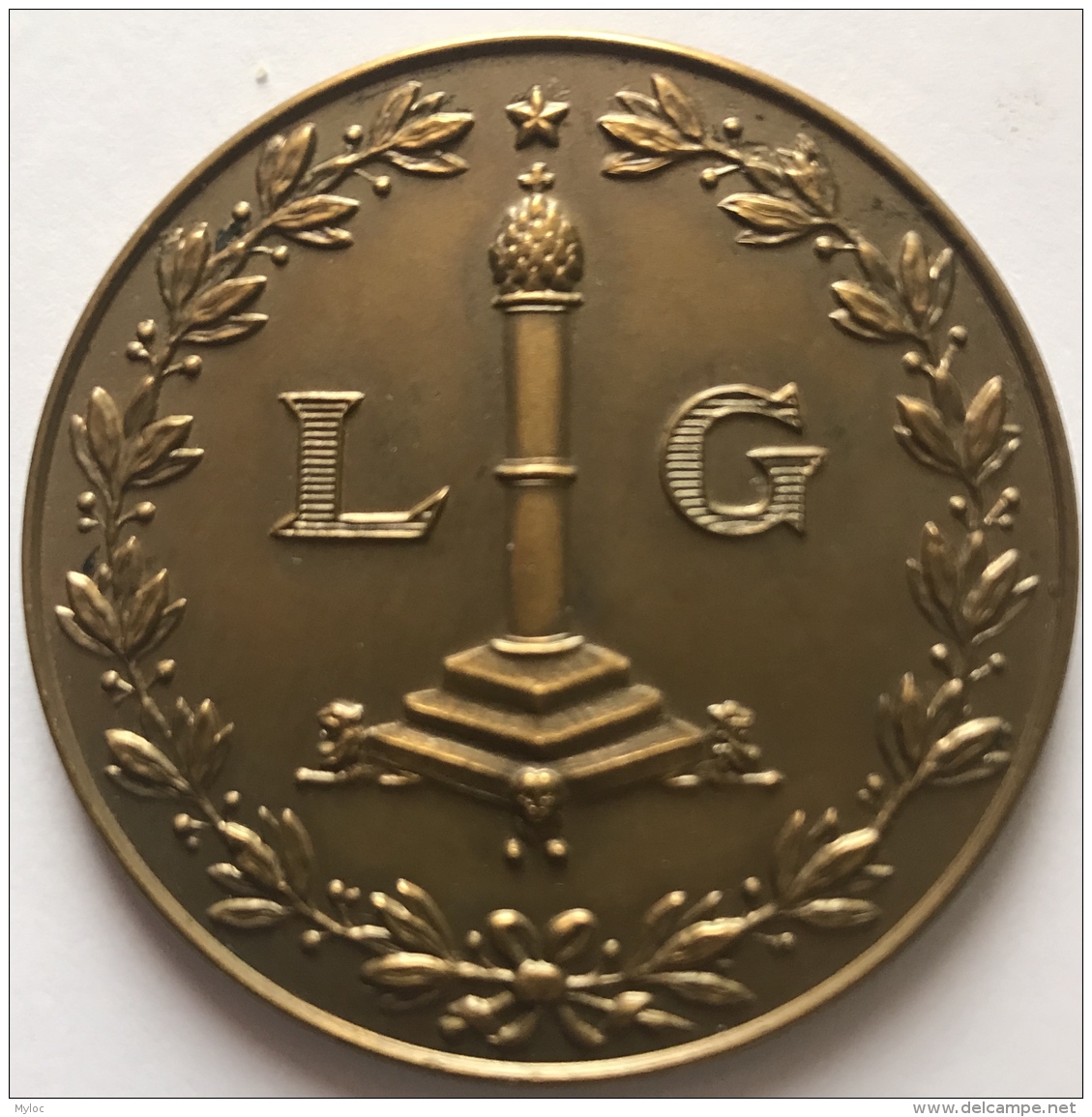 Médaille. Chambre Belge Des Comptables Liège. 1894-1954. 50mm  - 44 Gr - Profesionales / De Sociedad