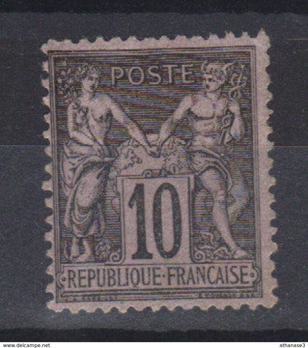 FRANCE  Type SAGE   N° 103*    (1898)  Voir Agrandissement - 1876-1898 Sage (Type II)