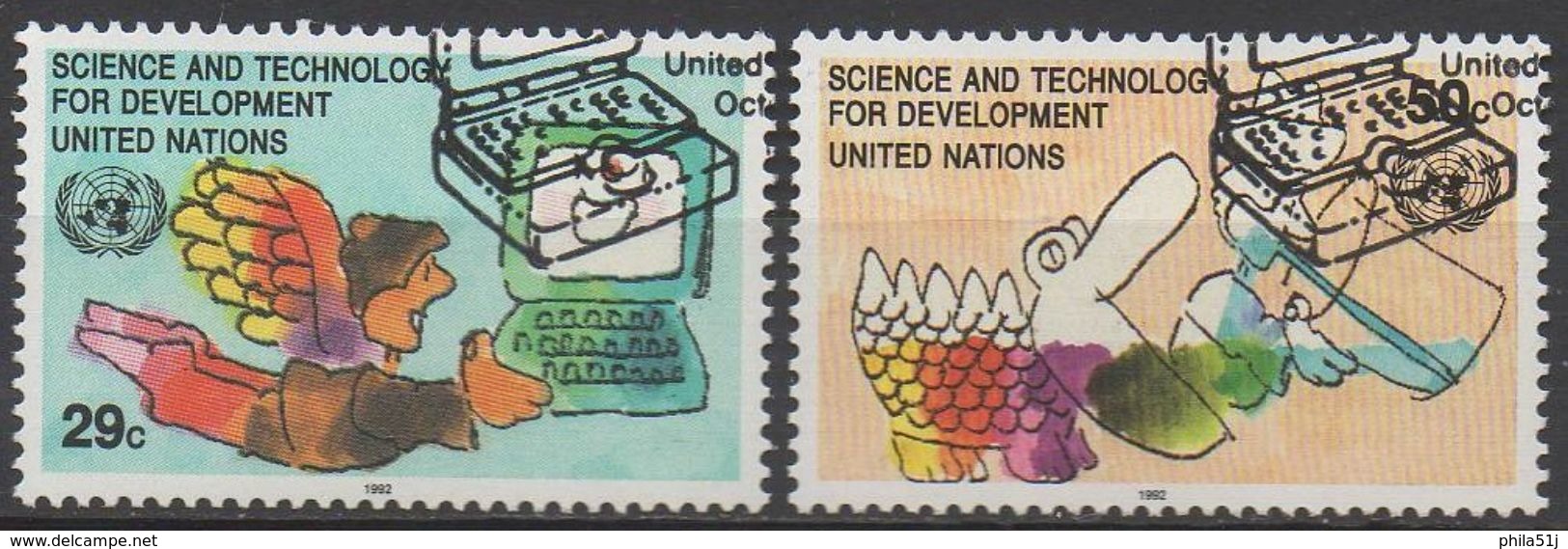 NATIONS-UNIES  ( New-York)  N°6015/616__ OBL  VOIR SCAN - Used Stamps