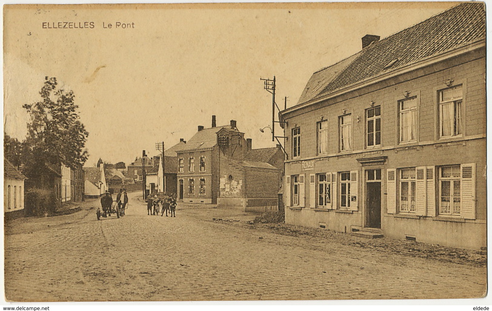 Ellezelles Le Pont  Edit A. Delhaye Jourquin Defaut Bord Gauche Souple - Ellezelles