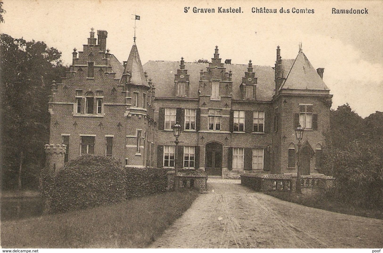 Ramsdonck : Graven Kasteel / Château Des Comtes 1913 - Kapelle-op-den-Bos