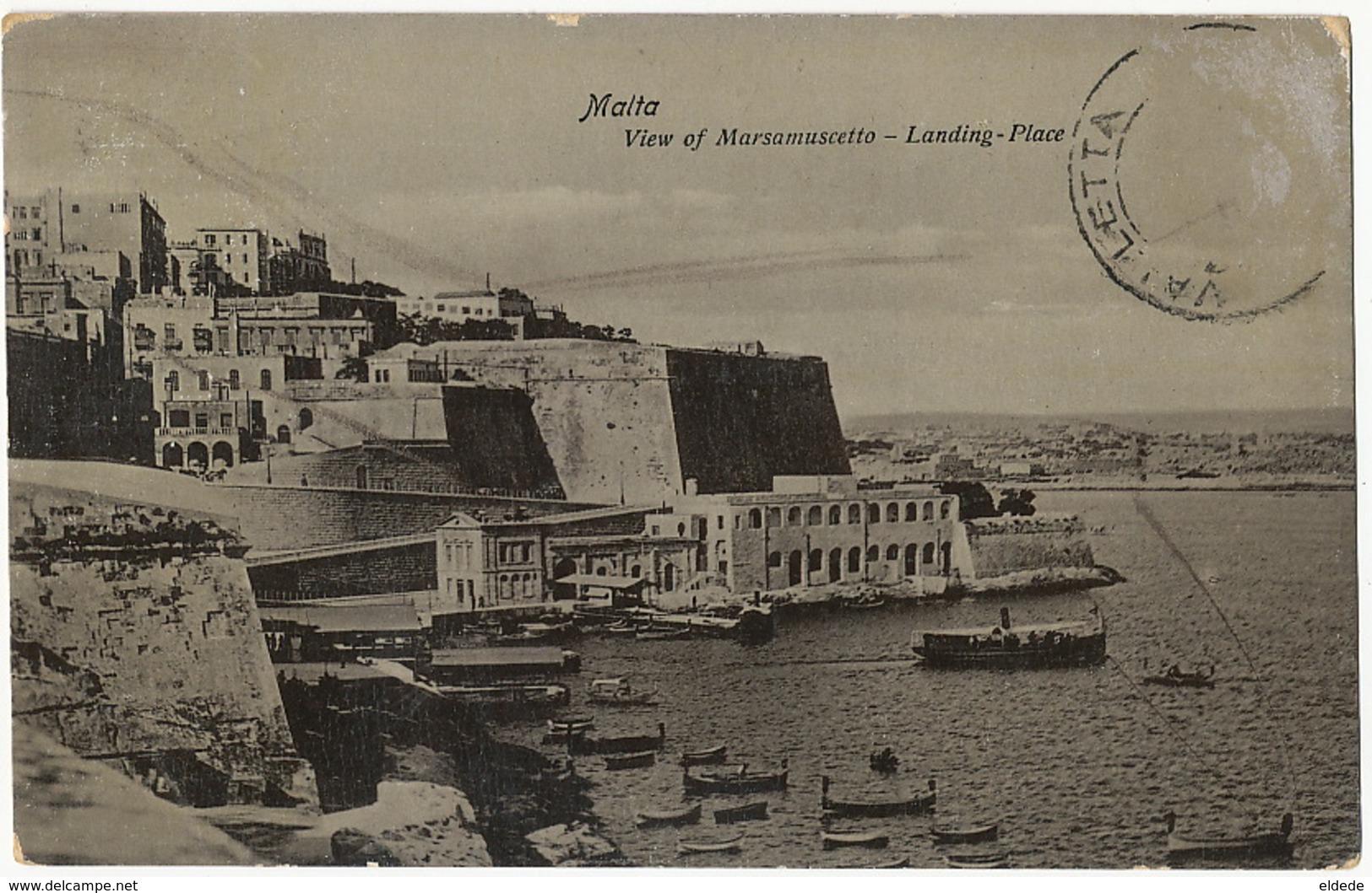 Malta View Of Marsamuscetto Landing Place - Malte