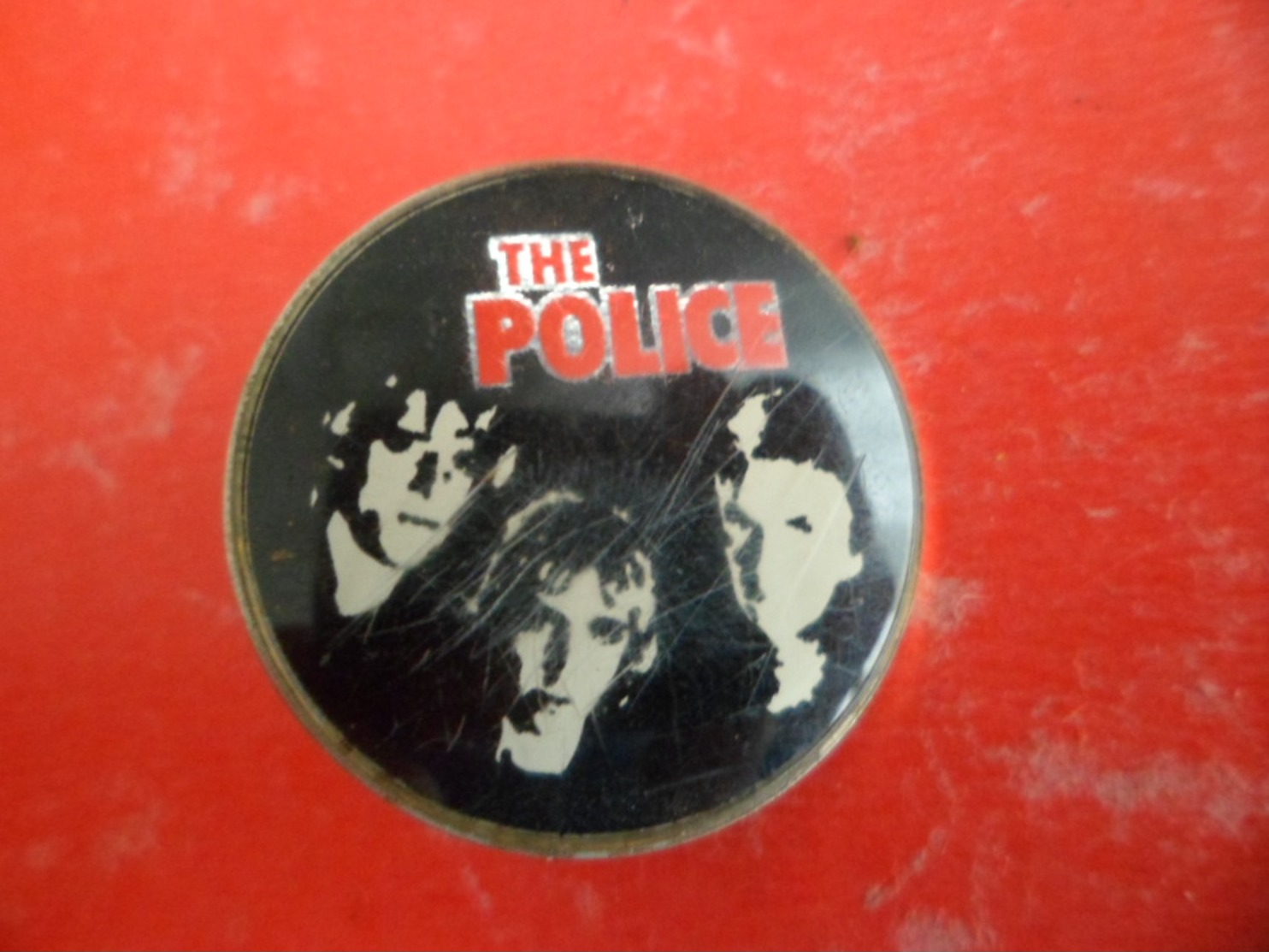 No Pins Pin's Original Vintage Badge Broche Musique The Police Rock Britannique - Music