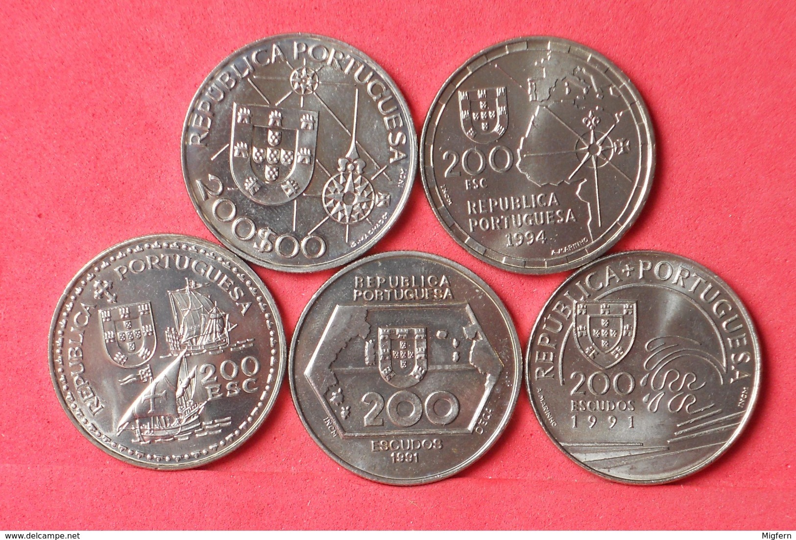 PORTUGAL    - 5 COINS     - (Nº10332) - Portugal