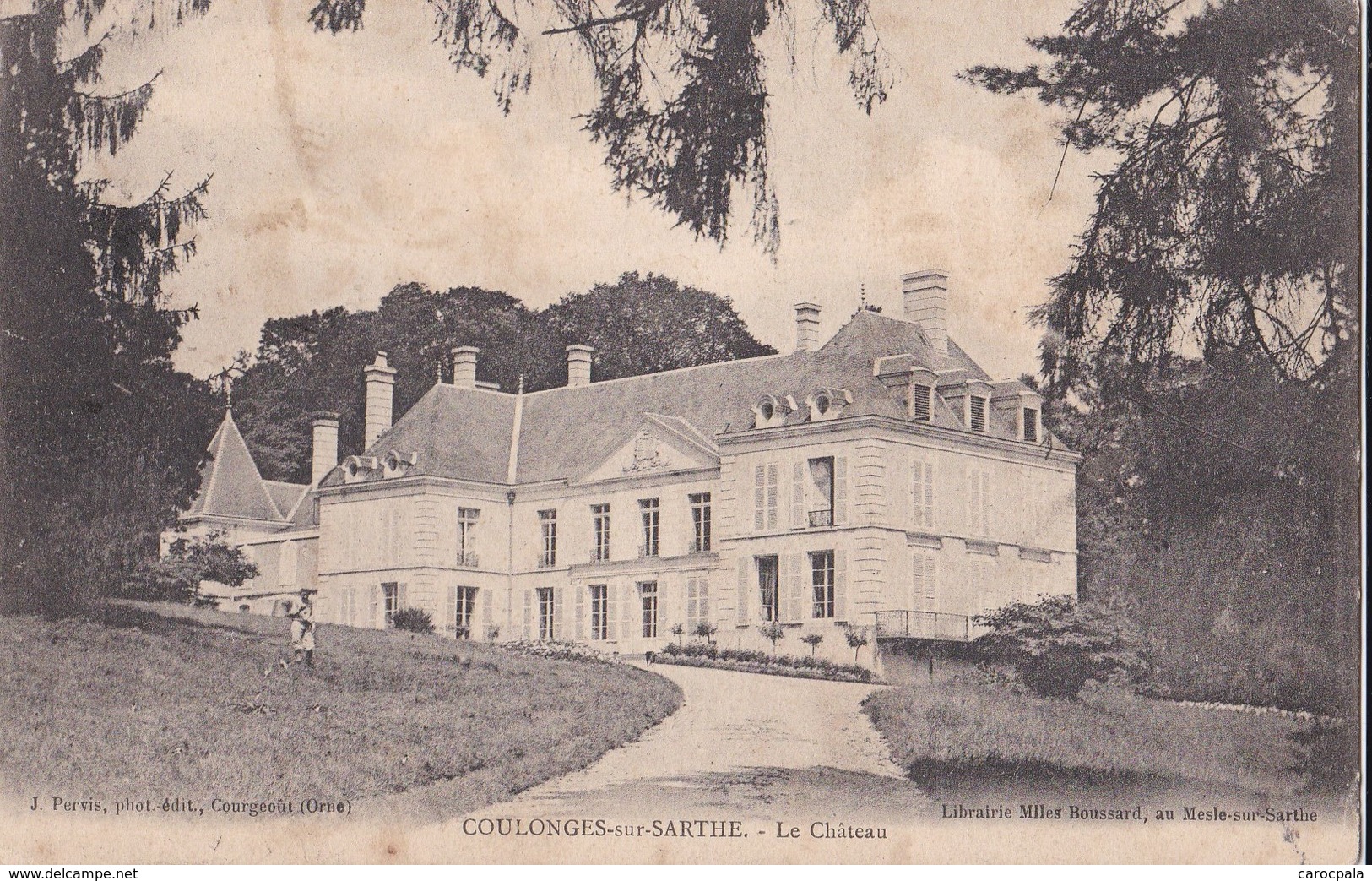 Carte 1905 COULONGES SUR SARTHE / LE CHATEAU - Autres & Non Classés