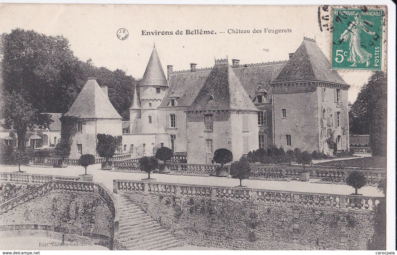 Carte 1910 LA CHAPELLE SOUEF / CHATEAU DES FEUGERETS - Autres & Non Classés