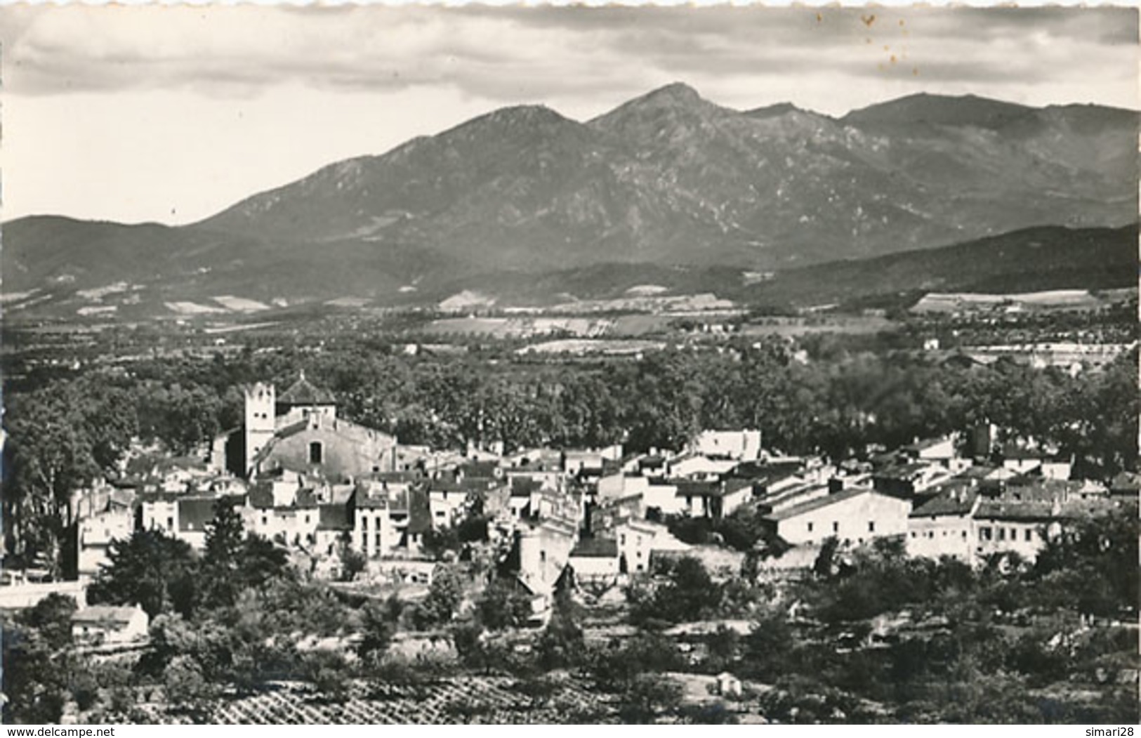 CERET - N° 7 - VUE PANORAMIQUE - LES ARBERES ET FRONTIERE D'ESPAGNE - Ceret