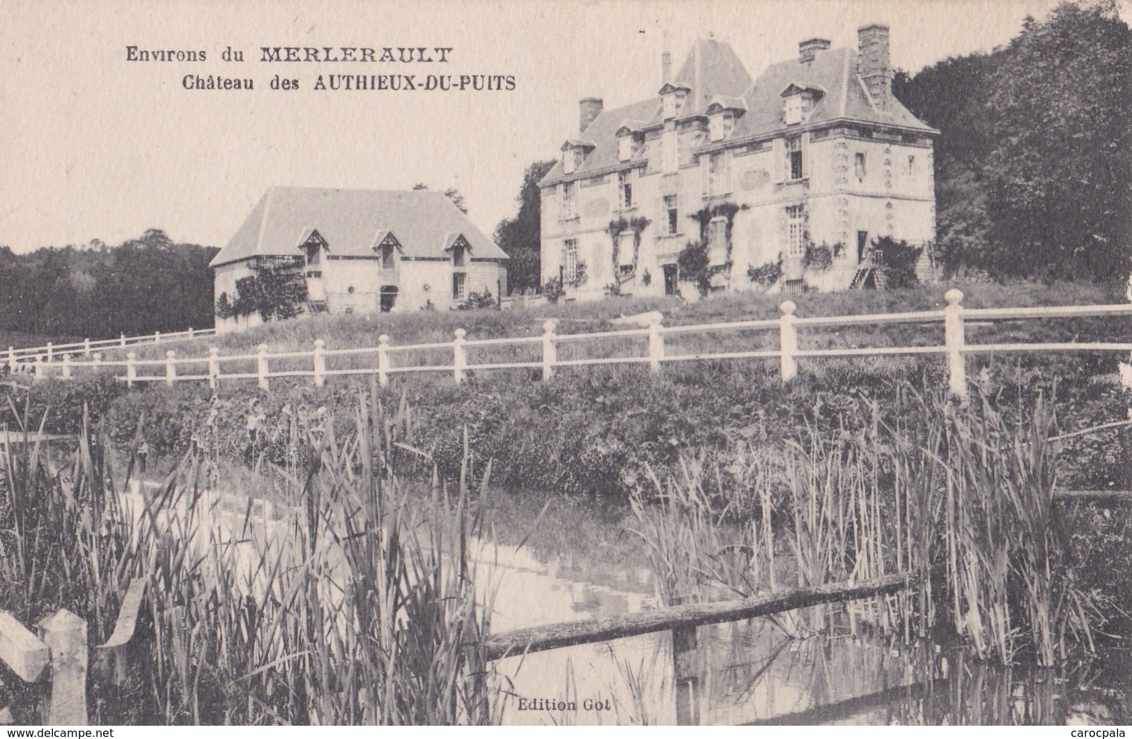 Carte 1915 ENVIRONS DU MERLERAULT / CHATEAU DES AUTHIEUX DU PUITS - Autres & Non Classés