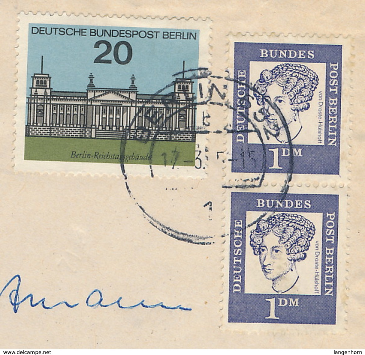 Berlin - Brief Per Einschreiben / Luftpost / Eilzusellung  ~ 1965 - Briefe U. Dokumente